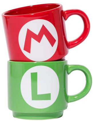 Nintendo Super Mario Brothers Initial Mugs Set