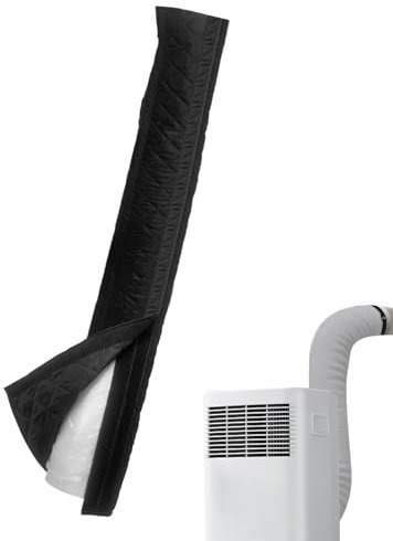 Protection Pour Tuyau Climatiseur, Tube Climatiseur, Isolée Anti-poussière Housse Universelle Pour Climatiseur Mobile Tuyaux D'échappement 5'' Et 6'' Diamètre,59x21 Pouces Pouces