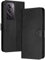 PanXCase Cover Libro per Oppo Reno 12 Pro - Custodia PU Pelle Wallet, Supporto Magnetica Antiurto Anti-Impronte Digitali con Porta Carte Cover (Nero)
