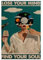 acalur Loser Your Mind Find Your Soul Vintage-Leinwand-Poster, Schlafzimmer, Dekoration, Landschaft, Büro, Raumdekoration, Geschenk, 30 x 45 cm
