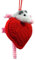 Opossum Auto-Ornament, Rückansicht Opossum hängende Dekoration, Häkelauto Rückansicht hängbares Zubehör, handgefertigter Auto-Innenanhänger, handgestrickt, gehäkelt, einfach zu bedienen, tragbar für