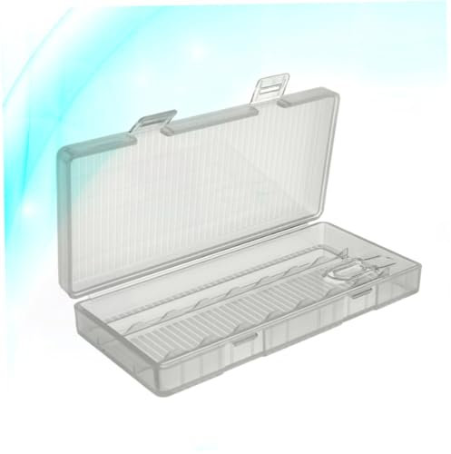 HOMSFOU Aa Battery Storage Box Holder 8-cell Capacity for Home and Travel Organization