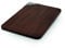 Sur La Table Large Rectangular Chopping Board, Serving Board, Acacia Wood, Brushed Nickel Handle, Walnut Colour