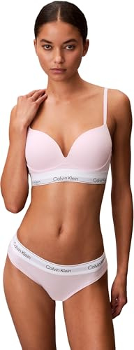 Calvin Klein Damen Slip Bikini Form mit Logobund, Rosa (Cradle Pink), XL