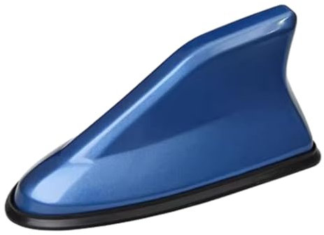 Zymoplas Universelle verbesserte Auto Haifischflossen Dach, Starke Anwendbarkeit, robuste und langlebige Autoantennen Antennenabdeckung, Haifischflossen Antenne, Blau