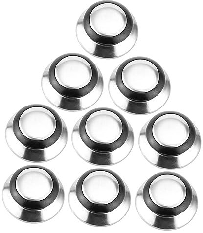 MOKKHNB 9pcs Replaceable Stainless Steel Lid Knobs for Judge Saucepan Lids for Household Use