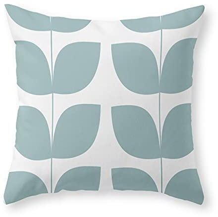 Gemütliche Kopfkissenbezug Mid Century Modern Blätter 01 Kissen Fall Dekorative Throw Kissenbezüge für Patio Auto Wohnzimmer 45X45cm