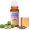 Generico Olio di ricino Biologico con Rullo al Quarzo Rosa, 100% Puro extravergine, Senza esano,1PC