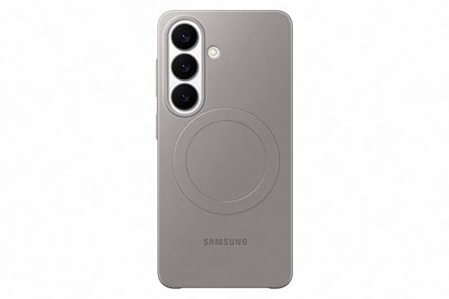 Samsung Slim Magnet Smartphone Case EF-SS942, schlanke Hülle für das Galaxy S26, Handy-Hülle mit Magnetring zur Anbringung von Zubehör, Silikon, Schutz Case, stoßfest, dünn und griffig, Gray