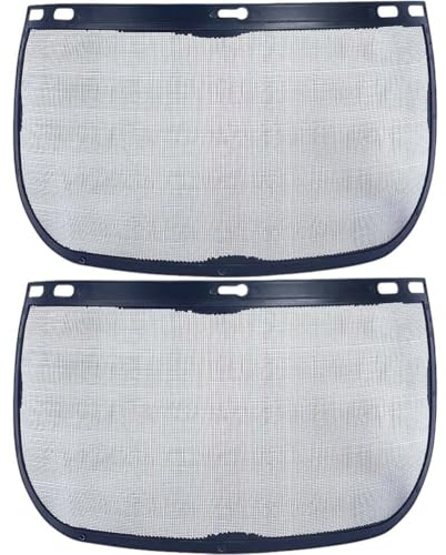 Brxmpn Ricambio per Visiera Protettiva, 2 Pezzi, in Rame per Protezione del Viso E degli Occhi, Ideale per Giardinaggio, Diserbo E Taglio della Legna.
