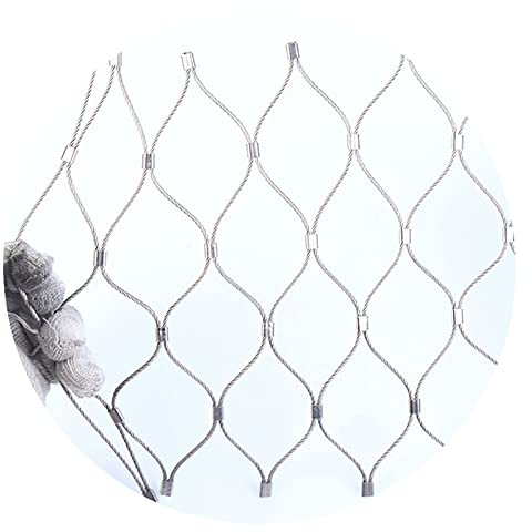 Beweglicher Maschendrahtzaun, elektrischer freier Begrenzungszaun, Grasgitter ry Draht, Wildtierber, Weidezaun, 5 cm, 1,5 x 5 m (4,9 x 16,4 ft)