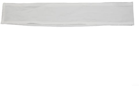 Cubierta de radiador de tela blanca con imanes, rejilla calefactora resistente a los arañazos para sala de estar, protección transpirable contra el polvo, 80 x 10 cm (120 cm)