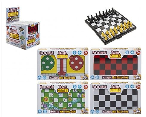PMS 4ASST MAGNETIC TRAVEL GAMES 24ASST IN DISPLAY BOX