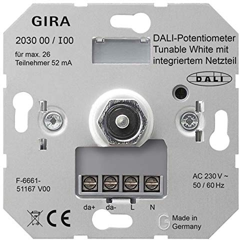 DALI-Potentiometer Tunable WH Netzteil Einsatz 203000