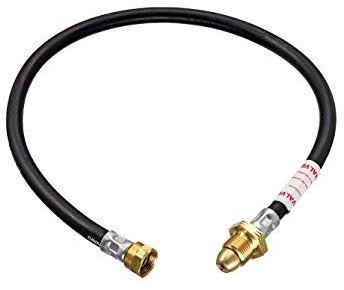 CALOR GAS BRAND 0.5m (20) POL x W20 hose PIGTAIL WITH NRV