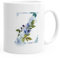 Autiga Buchstaben-Tasse Z Tasse mit Buchstabe Alphabet Monogramm Watercolor gezeichnet Kaffeetasse weiß Unisize