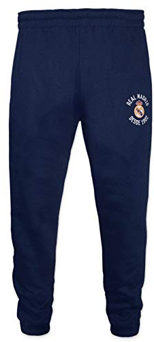 Real Madrid Boys Joggers Jog Pants Slim Fit Fleece Kids Official Football Gift