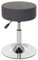 Mendler Hocker HWC-C22, Sitzhocker Schminkhocker, höhenverstellbar Ø 35cm - Textil, grau