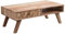 FineBuy Couchtisch Rewa 95x35x50 cm Akazie Massivholz Sofatisch, Wohnzimmertisch mit Schublade, Stubentisch braun, Holztisch Kaffeetisch massiv, Tisch