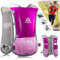 HINATAA Leichter Trinkrucksack zum Laufen, 5 l, 190 g, Laufweste für Damen und Herren, zum Radfahren, Laufen, Klettern, Wandern (Pink)