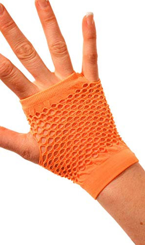 Fiestas Guirca, S.L. Guantes de Rejilla Corto Naranja