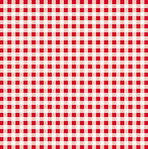 Mank GmbH Tischdecken aus Airlaid Mitteldecken 80 x 80 cm Mank Einmal Tischdecke für Gastronomie und Feiern 20 Stück Karo (Rot)