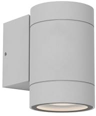 Astro Dartmouth Single GU10 Outdoor Wall Light - IP54 Rated - (Textured Grey), GU10 LED Lamp, Designed in Britain - 1372010-3 Years Guarantee