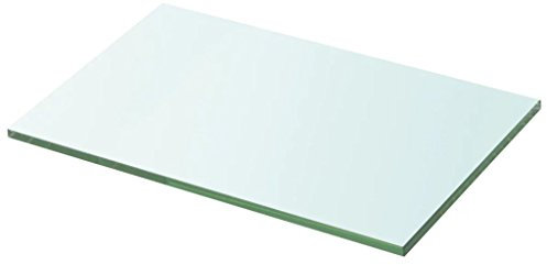 yorten Regalboden Glas Transparent Glasboden Einlegeboden Glasablage Glasregal Ersatzteile 8 mm Tragfähigkeit 15 kg (20 x 30 cm)