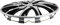 BESPORTBLE Radkappen 1Pc Universal Radzierblenden Autozubehör für 14 Zoll Räder Standard Stahlfelgen aus robustem Kunststoff 1STK (Silber Schwarz)