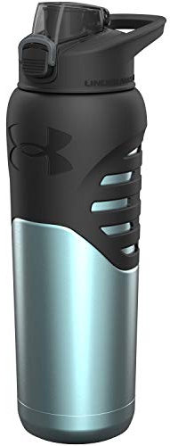 Under Armour Edelstahl-Wasserflasche, isoliert, Karabinerhaken, auslaufsicher, für Kinder und Erwachsene, alle Sportarten, Fitnessstudio, 680 ml