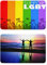 Naanle LGBT Support Rainbow Kühlschrankmagnete Kühlschrankmagnete 2er Set Spind Magnete Geschirrspüler Magnet Schild Magnetplatte für Zuhause Küche Büro Schränke Waschmaschine Deko