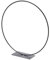 NaDeco Metallring Schwarz mit Fuß, wählbar in den Größen 25, 30 und 40cm Dekoring auf Fuß Drahtring zum Basteln Loop Ring Hoops Trockenblumen Ring Metalldrahtring, Größe:Ø 30 cm
