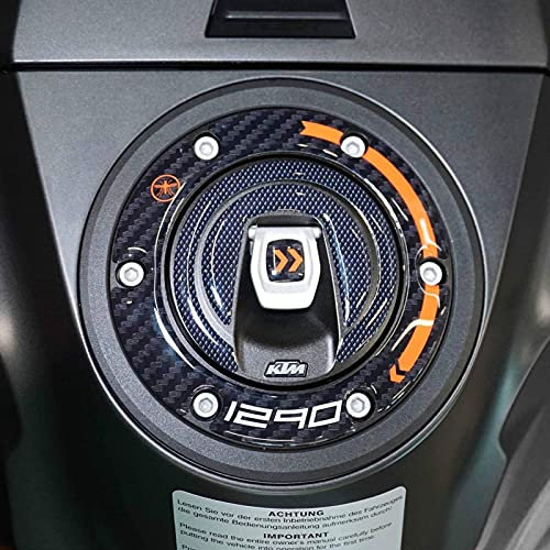 labelbike - Adesivo in Resina 3D Decorazione e Protezione di Moto Tappo Serbatoio compatibile con KTM 1290 Super Adv 2021-2022