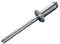 100 Stück Blindnieten Popnieten Alu/Stahl 2,4x10,0 mm Nieten Flachkopf Klemmbereich 5,5-7,5 mm DIN 7337