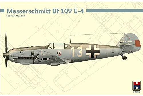 Hobby 2000 32005 - Messerschmitt Bf 109 E-4 1:32 Flugzeug Kunststoff Modellbausatz