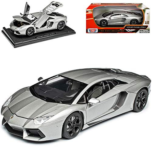 Motormax Lamborgihini Aventador LP700-4 Coupe Grau Ab 2011 1/18 Modell Auto