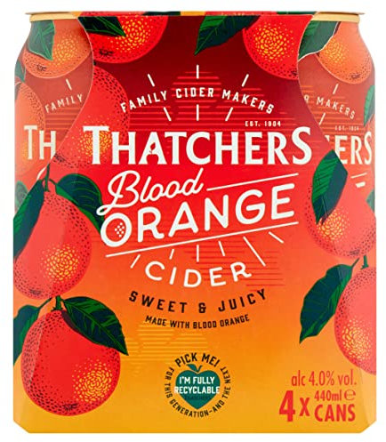 THATCHERS B/ORANGE CIDER 4X440