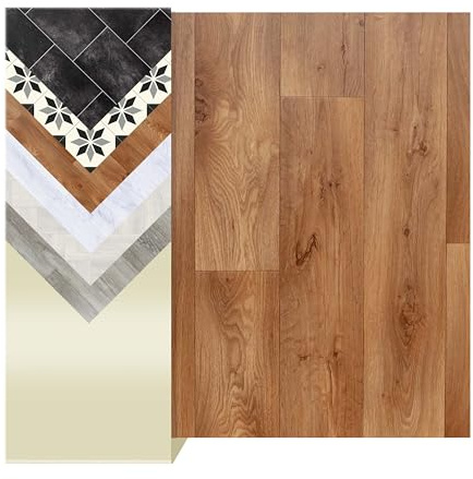 Primaflor PVC Boden Turin | Diele Naturholz 1300 | 200x700 cm
