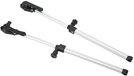 Lot de 2 tiges de Support de fenêtre de Camping Car, 310-435 mm Tige de Support de Couvercle de fenêtre de Camping-Car, Accessoire télescopique en Alliage Aluminium pour Caravane, Caravane, Camping