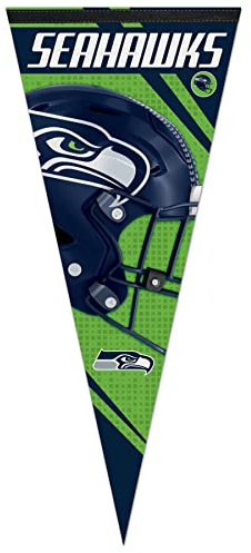 Seattle Seahawks NFL Wimpel Banner Fahne Flagge Pennant ** Premium ** in 43 x 100 cm
