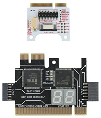 Irfora TL631 PRO Universal Laptop PCI Diagnosekarte PC PCI-E Mini LPC Motherboard Diagnostic Analyzer Tester Debug Cards