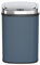 Poubelle de cuisine automatique 58L MAJESTIC grande capacité gris mat en acier INOX avec cerclage