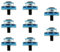 Heyous 8PCS 2.5 inch Hard Drive Mounting Screws for Screws Isolation Grommet Mute Mounting with HP 2.5 Inch HDD