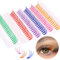 140 Stück Farbige Falsche Wimpern Bunte Wimpern 16mm 7 Farben Wimpern Bunt Wimpern Extensions Wimpern Lashes Extension für Festivals Events Partys und DIY-Make-up