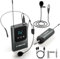 Phenyx Pro Single Digital Wireless Microphone System, w/ 1 Bodypack Transmitter, Mini Receiver,15 UHF Frequencies, Headset/Lapel Microphone for Singer, Karaoke, Church, Wedding (PDP-1-1B)