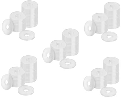 jojofuny 2500 Pièces Joint Souple Transparent Rondelles Pièce De Réparation De Robinet Accessoire De Robinet Kit De Réparation De Fuite De Robinet M2 Machine à Laver Pvc Colle Ronde