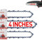 FuGuiB 4 Pollici Catena Motosega,1/4LP 1,1 mm 28 maglie 10 cm Catene Per Motosega In Confezione Da 3,Catena Di Ricambio Per Minisega, Compatibile con Stihl GTA 26 36700000028