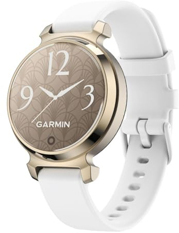 GIOPUEY Armband Kompatibel mit Garmin Lily 2, Weiches Silikon Armband [Verschleißfest] [Atmungsaktiv] Ersatzarmband - White