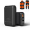 Evonicc - 7.4V 16000mAh Battery for Heated Vest with DC/USB-A/USB-C Ports, Portable Rechargeable Power Bank with LED Display, Heated Vest Battery Pack for