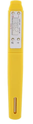 Instant Read Digital Meat Thermometer for Cooking and Grilling, BBQ Thermometer Kitchen Thermometer Meat Thermometers (Yellow)